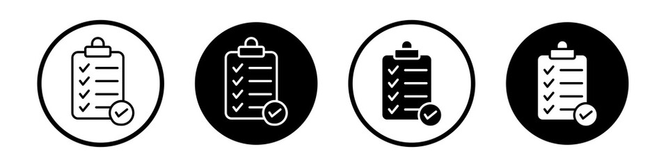 Summary icon collection in black and white filled and outlined style for web.