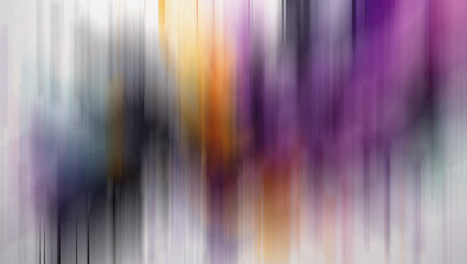 Abstract vertical motion blur with purple, orange, and grey tones background