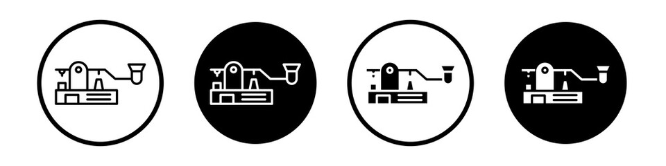 Morse code icon collection in black and white filled and outlined style for web. © Chris