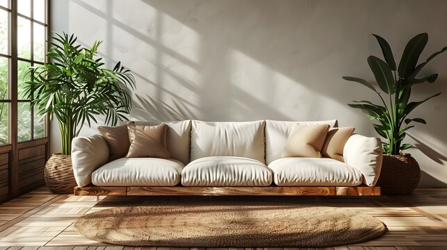 Modern minimalist sofa design living room high resolution picture