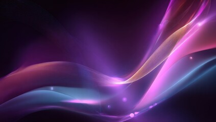 Abstract swirling glowing colors