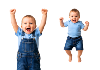 Joyful toddler :Capturing a joyous toddler's enthusiasm. Celebrating the precious moments of childhood.