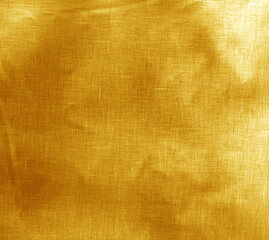 Shiny yellow leaf gold foil