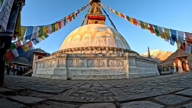 Boudhanath Stupa Dawn: Kathmandu Valley Landmark