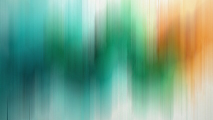 Abstract Vertical Streaks of Teal Green and Orange Colors with Soft Blurring Keywords: abstract, background, color, gradient, vertical, streaks, blur, motion, teal, green, orange, light, soft