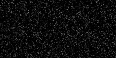 Snowfall Bokeh Lights on Black Background, Shot of Flying Snowflakes in the Air. Falling snow isolated on pure black background. Shiny luxury black glitter texture surface background.