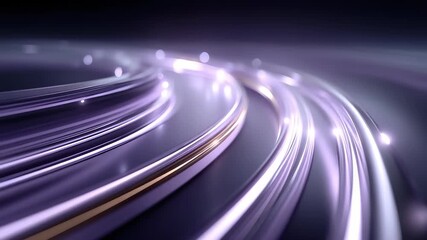 Dreamy View of High-Speed Data Fiber Network Transmission - Powered by Adobe