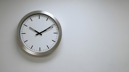 Wall Silver Clock
