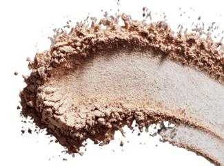 Light beige powder swirl