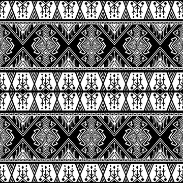 Thai Tribal Inspired Ornamental Fabric Design