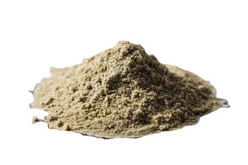 Light beige powder mound