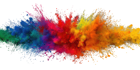 Colorful powder explosion (44)