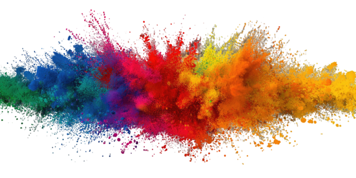 Colorful powder explosion (44)