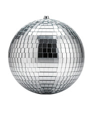 Shiny disco ball, reflecting light