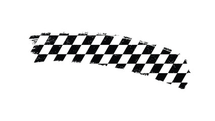 Distressed Checkered Flag Racing Finish.
