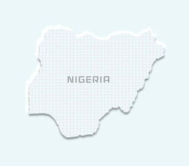 Clean Nigeria map design — ideal for education, travel branding, cultural projects, or modern wall decor.