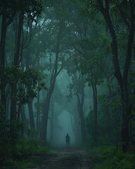 A symbolic journey through emotion and reason, tracing the balance between living and achieving.