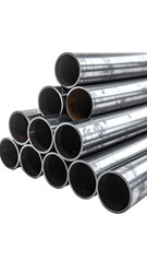 Fototapeta premium Stacked metal pipes