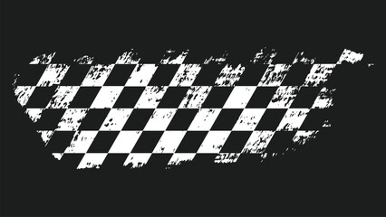 Distressed Checkered Flag Racing Finish. © ATOMIC BACKGROUND