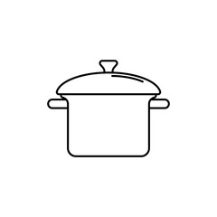 Icon a Cooking Pot, isolated against a clean background.