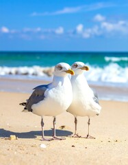 Two Gulls Sandy Beach 
