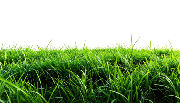 Lush green grass field