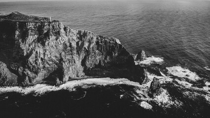 Spectacular Aerial View of Sao Jorge Island, Azores, from Ponta dos Rosais