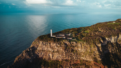 Spectacular Aerial View of Sao Jorge Island, Azores, from Ponta dos Rosais