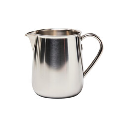 Polished stainless steel creamer