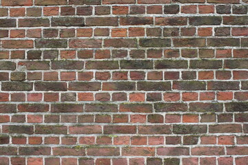red brick wall