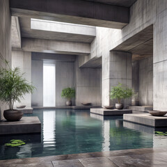 Brutalist serenity