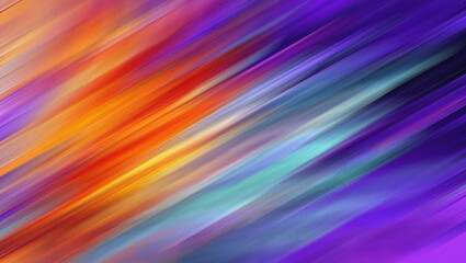 Dynamic Diagonal Streaks of Purple Orange and Blue Blended Colors Keywords: abstract, background, color, streak, diagonal, blur, motion, blend, gradient, purple, orange, blue, red, yellow, green