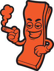 hand drawn vector illustration of a cartoon zombie