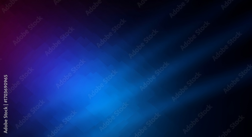Canvas Prints dark blue and purple gradient abstract geometric background with light rays image photo