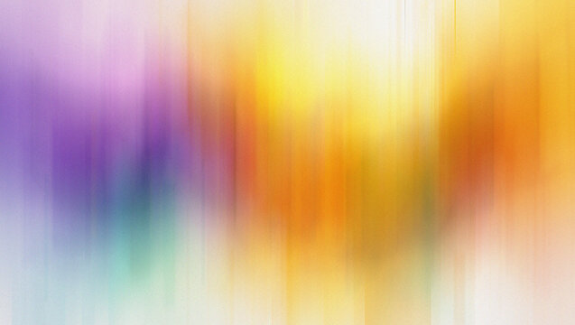 Soft Vertical Blended Streaks of Purple Yellow Orange and Green Abstract Background color gradient - Powered by Adobe