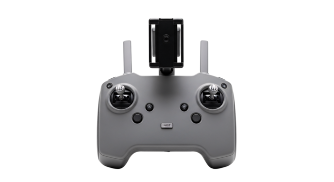 Drone remote controller isolated on transparent background - Powered by Adobe