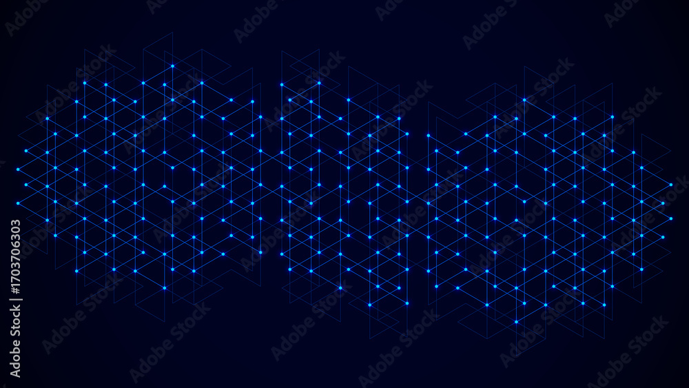 Wall mural creative idea of modern design with abstract geometric background. minimalistic texture with triangl