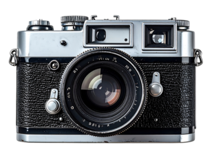 Vintage Silver and Black Camera