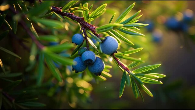 Juniper berry at First Light