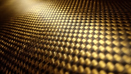 Gold woven material texture