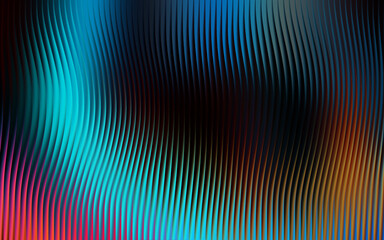 Abstract colorful gradient with a glass effect wavy lines background design