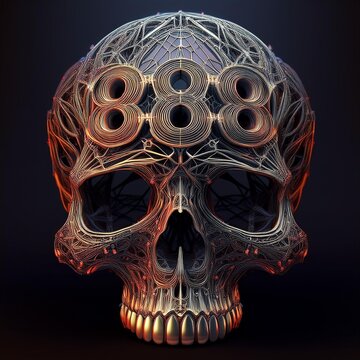 carved skulls 888