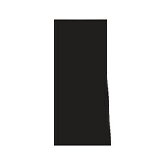 Saskatchewan, Canada Map Silhouette Vector Design