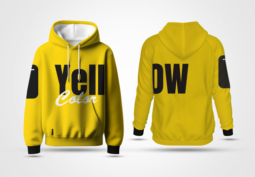 Modern Yellow Color Hoodie For You