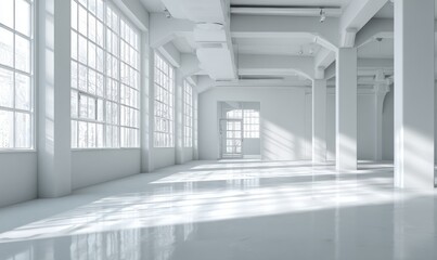 Empty, bright industrial space (1)