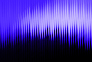 Vivid Blue and Black Glass Stripes Grainy Gradient Texture with Vertical Lines for Modern Abstract Digital Background, Wallpaper, Graphic Design and Art Projects