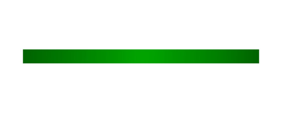 Long straight green ribbon isolated on transparent background. Horizontal clean ribbon in green color for banner design, holiday, gift boxes, greeting card, gift decoration design elements cutout