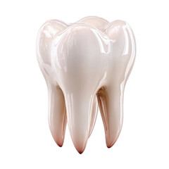 Tooth structure displayed in a clean, bright environment under soft lighting