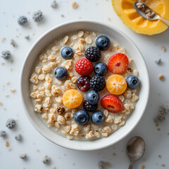 muesli with berries