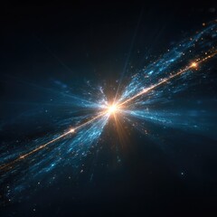 Cosmic explosion; radiant burst of energy